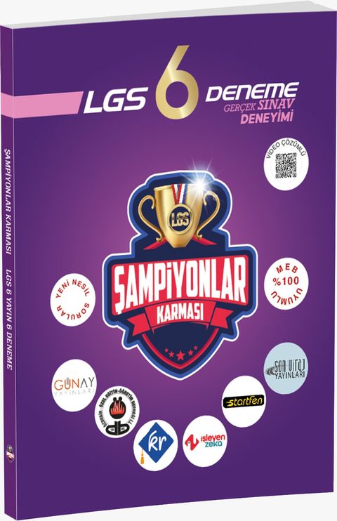 Şampiyonlar Karması LGS 6 Gerçek Sınav Denemesi kapağı