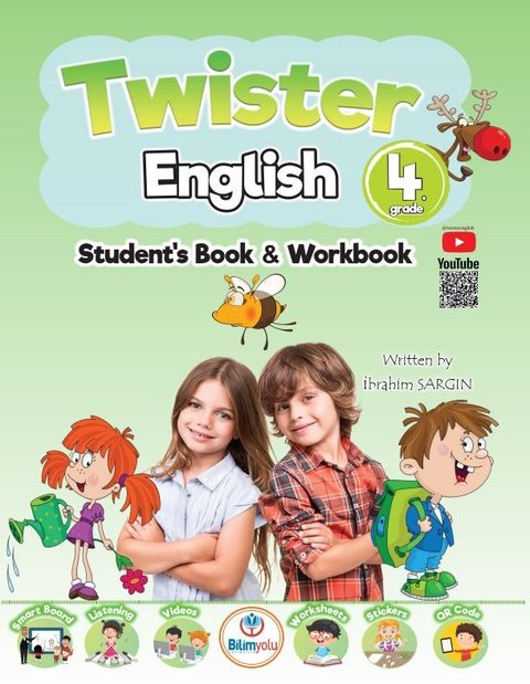 Twister English 4. Sınıf kitap kapağı