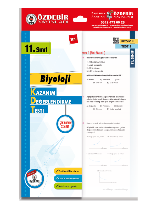 11.Sınıf Biyoloji Yaprak Test