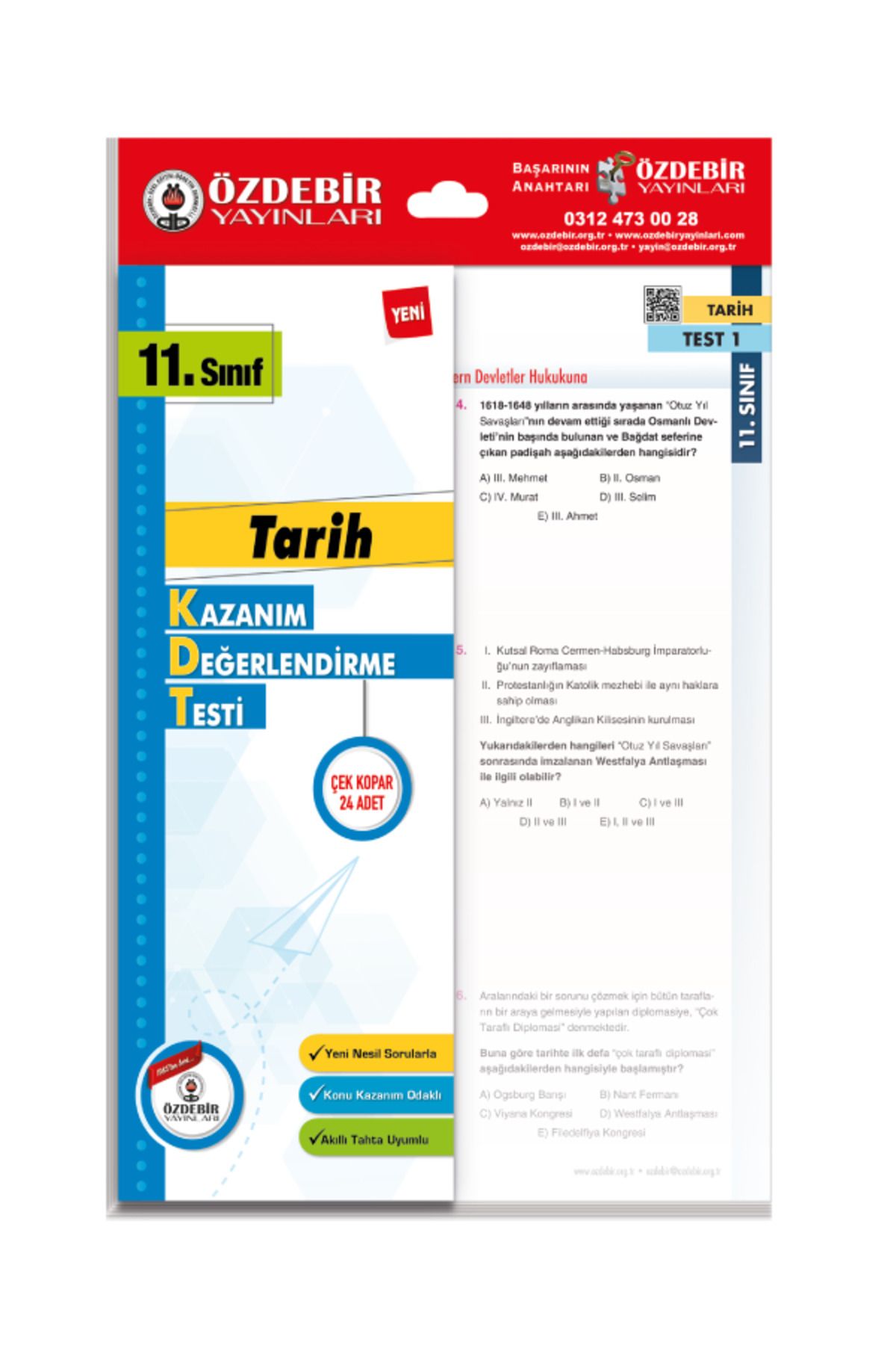 11.Sınıf Tarih Yaprak Test