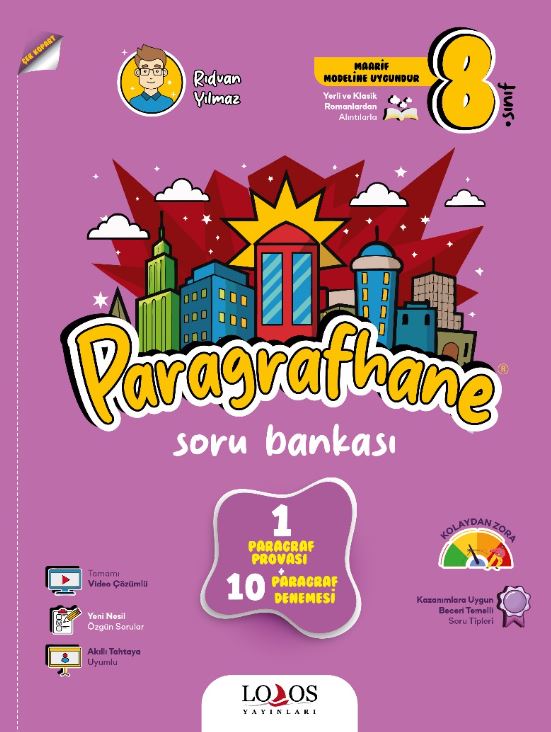 8.Sınıf Paragrafhane Soru Bankası Rıdvan Yılmaz