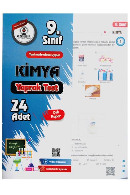 9.Sınıf Kimya Yaprak Test