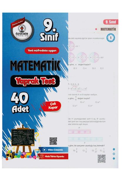 9.Sınıf Matematik Yaprak Test 9.Sınıf Matematik Yaprak Test
