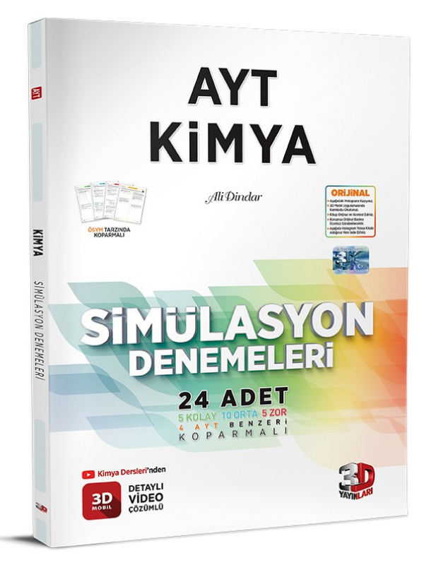 AYT 3D Simülasyon Kimya Denemeleri AYT 3D Simülasyon Kimya Denemeleri