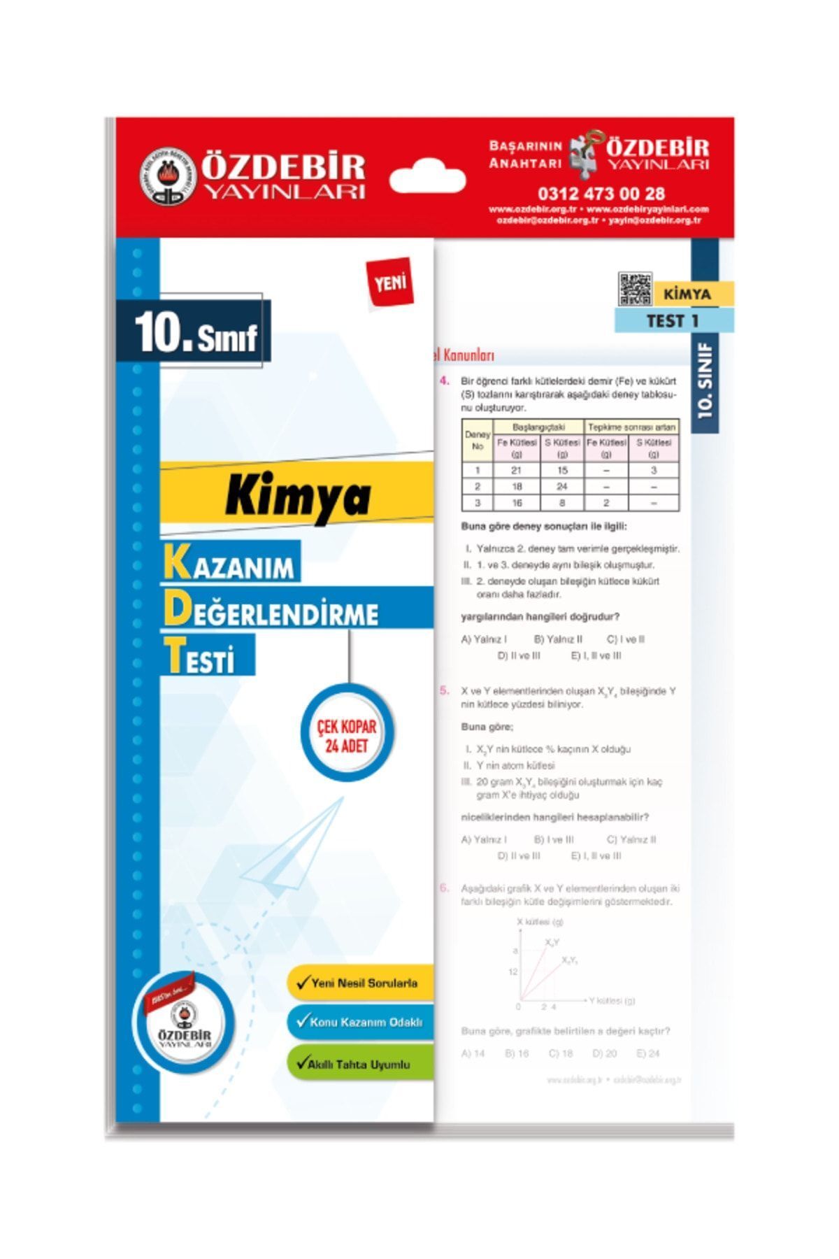 10 Sınıf Kimya Yaprak Test