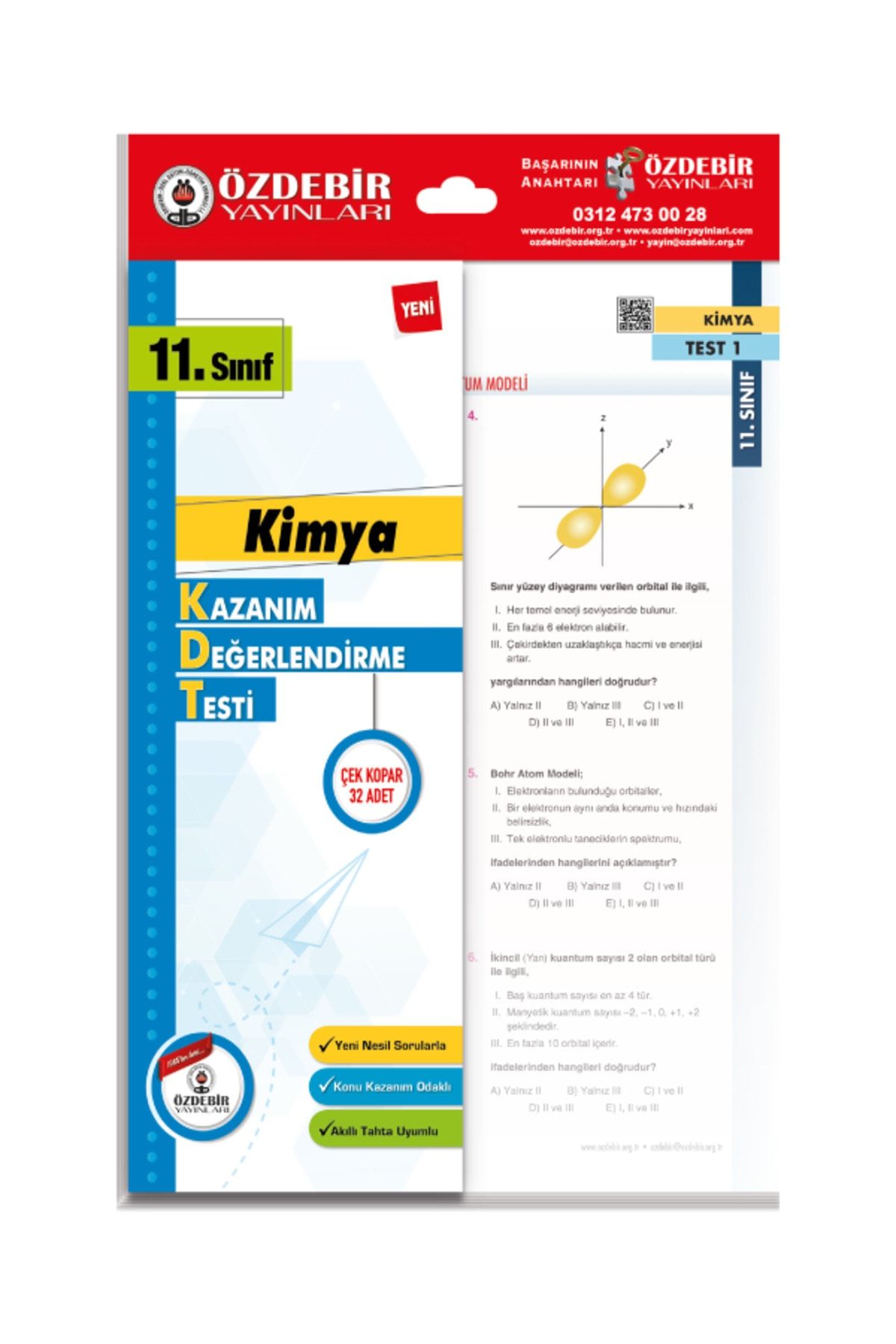 11.Sınıf Kimya Yaprak Test