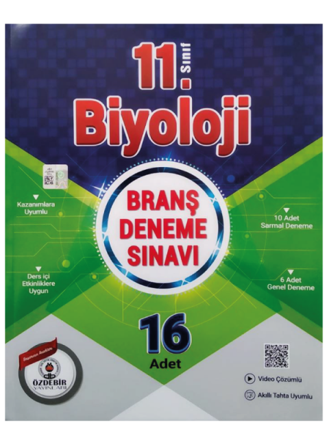 11.Sınıf Biyoloji 16 Branş Deneme Sınavı