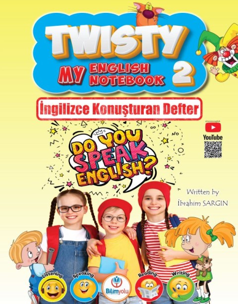 2. Sınıf Twisty My English Book İngilizce Konuşturan Defter