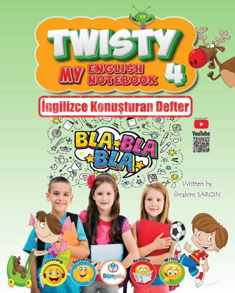 4. Sınıf Twisty My English Book İngilizce Konuşturan Defter