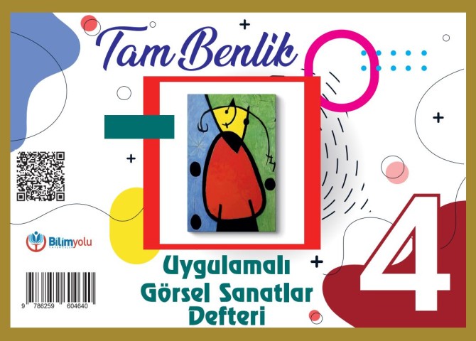 4.Sınıf Tam Benlik Uygulamalı Görsel Sanatlar Defteri Büyük Boy (35X50)