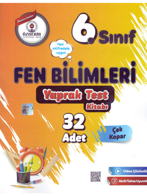 6.sınıf Fen Bilimleri Yaprak Test