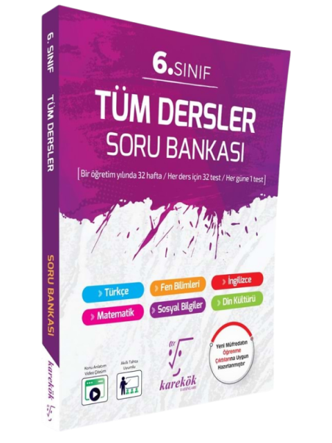 6.Sınıf Tüm Dersler Soru Bankası
