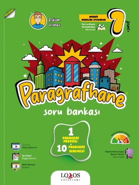 7.Sınıf Paragrafhane Soru Bankası Rıdvan Yılmaz