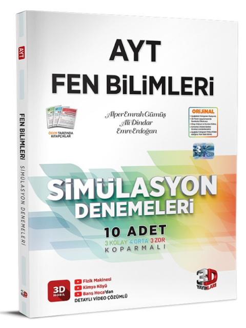 AYT 3D Simülasyon Fen Bilimleri Denemeleri