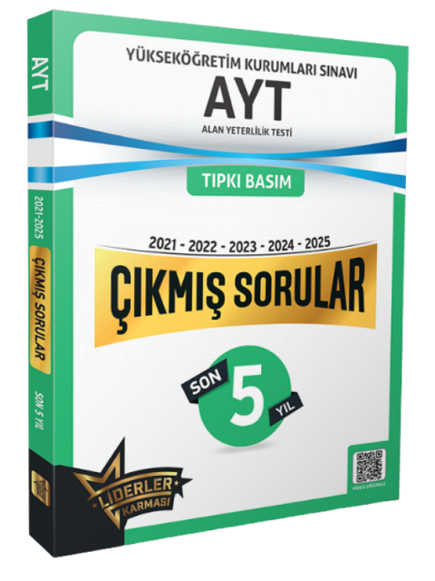 Ayt Son 5 Yıl Çıkmış Sorular (2021-2025)