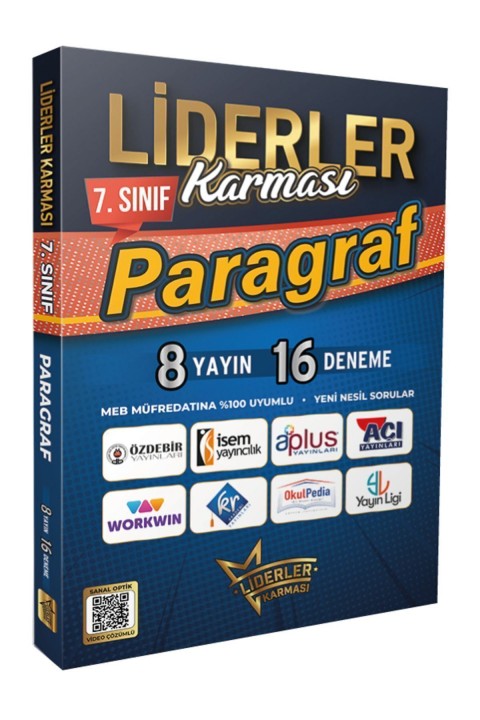 7.Sınıf 8 Yayın Evinden 16 Paragraf Branş Deneme