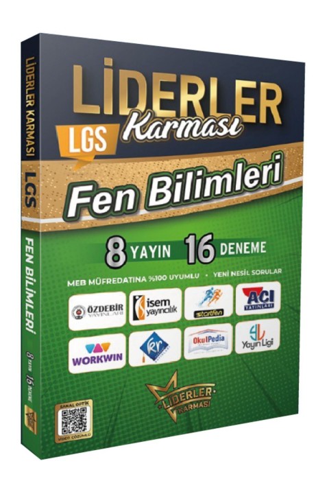 8.Sınıf LGS 8 Yayın Evinden 16 Fen Bilimleri Branş Deneme