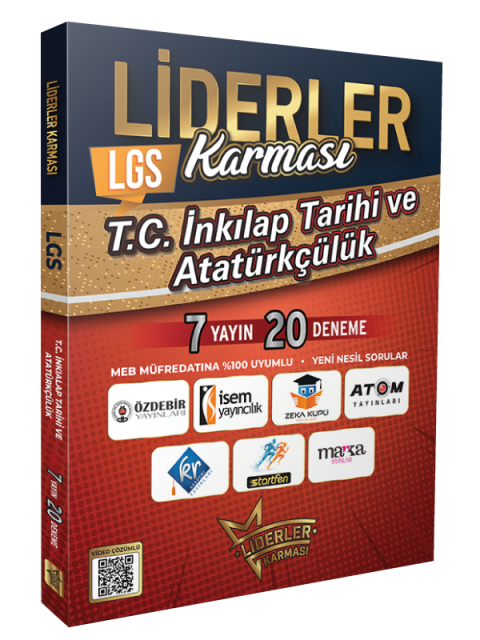 LGS İnkılap Tarihi Denemeleri 8 Yayın 23 Deneme