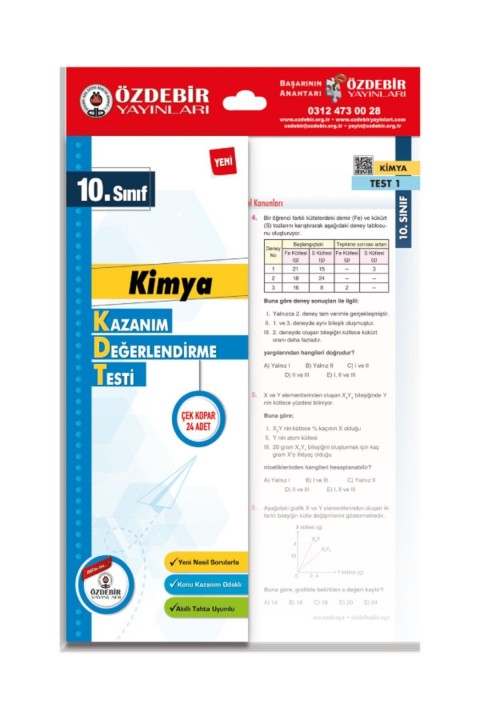 10 Sınıf Kimya Yaprak Test