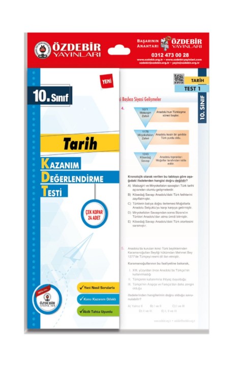 10.Sınıf Tarih Yaprak Test