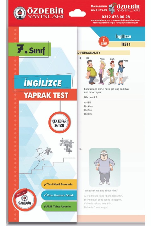 7.Sınıf Ingilizce Yaprak Test