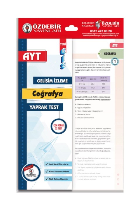 Ayt Coğrafya Gis Yaprak Test