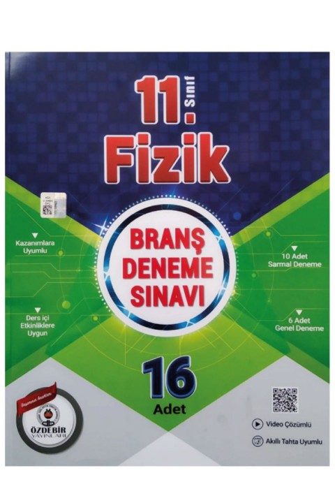 11.Sınıf Fizik 16 Branş Deneme Sınavı