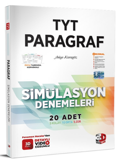 TYT 3D Paragraf Simülasyon Denemeleri