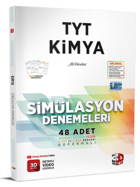 TYT 3D Simülasyon Kimya Denemeleri