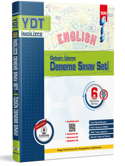 YDT İngilizce 6'lı Gelişim İzleme Sınavı Deneme Seti